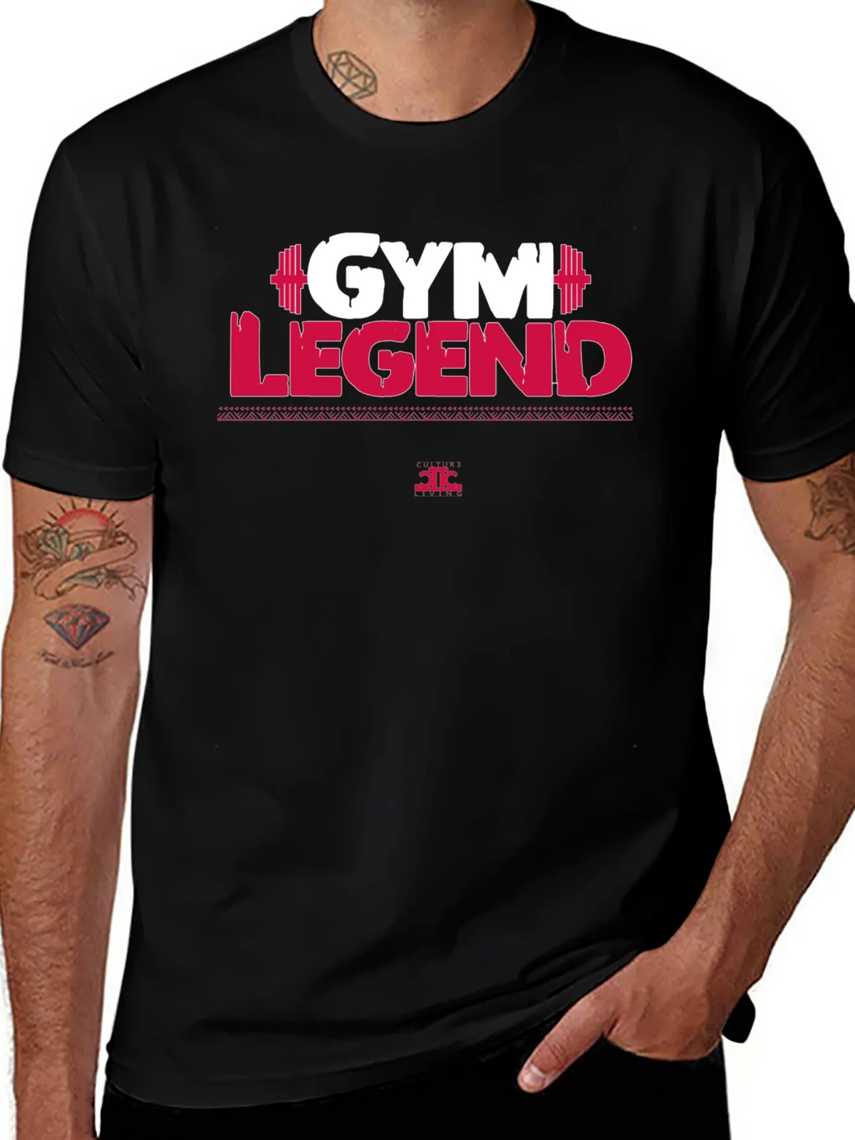 Gym Legend Graphic T-Shirt - Black product image 1
