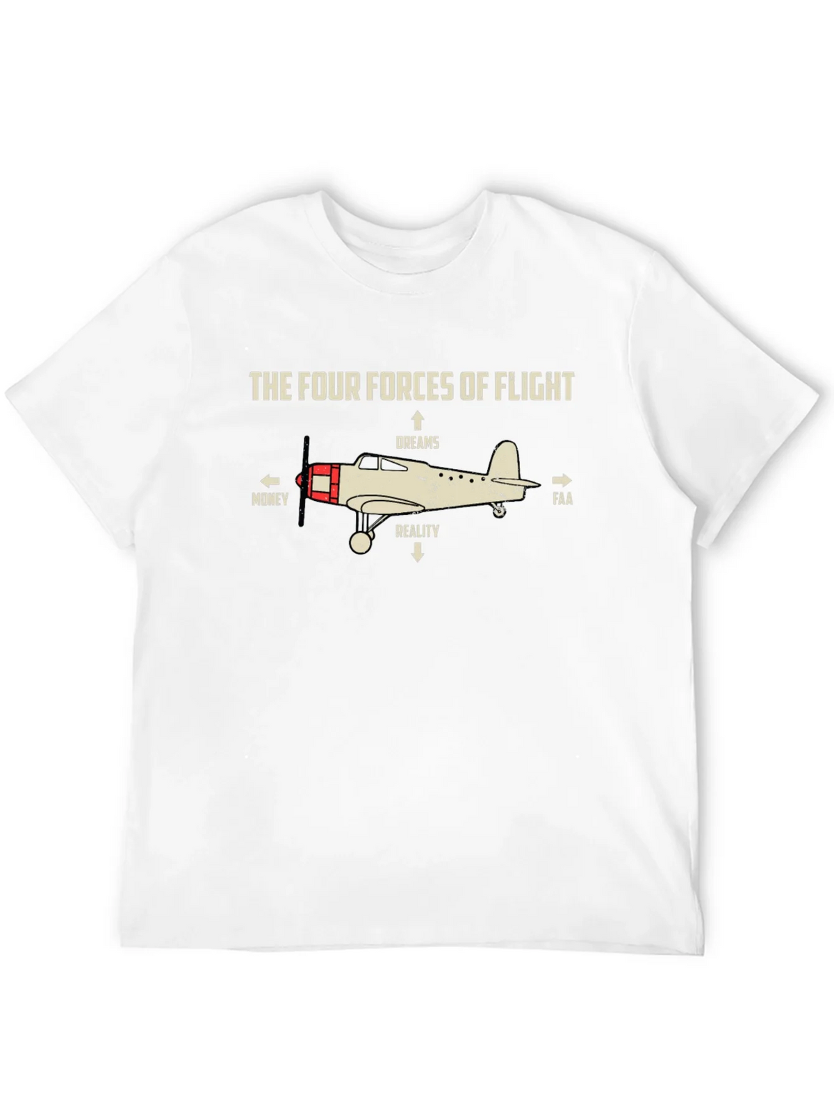 Aviation Humor Tee: The Four Forces of Flight product image 11