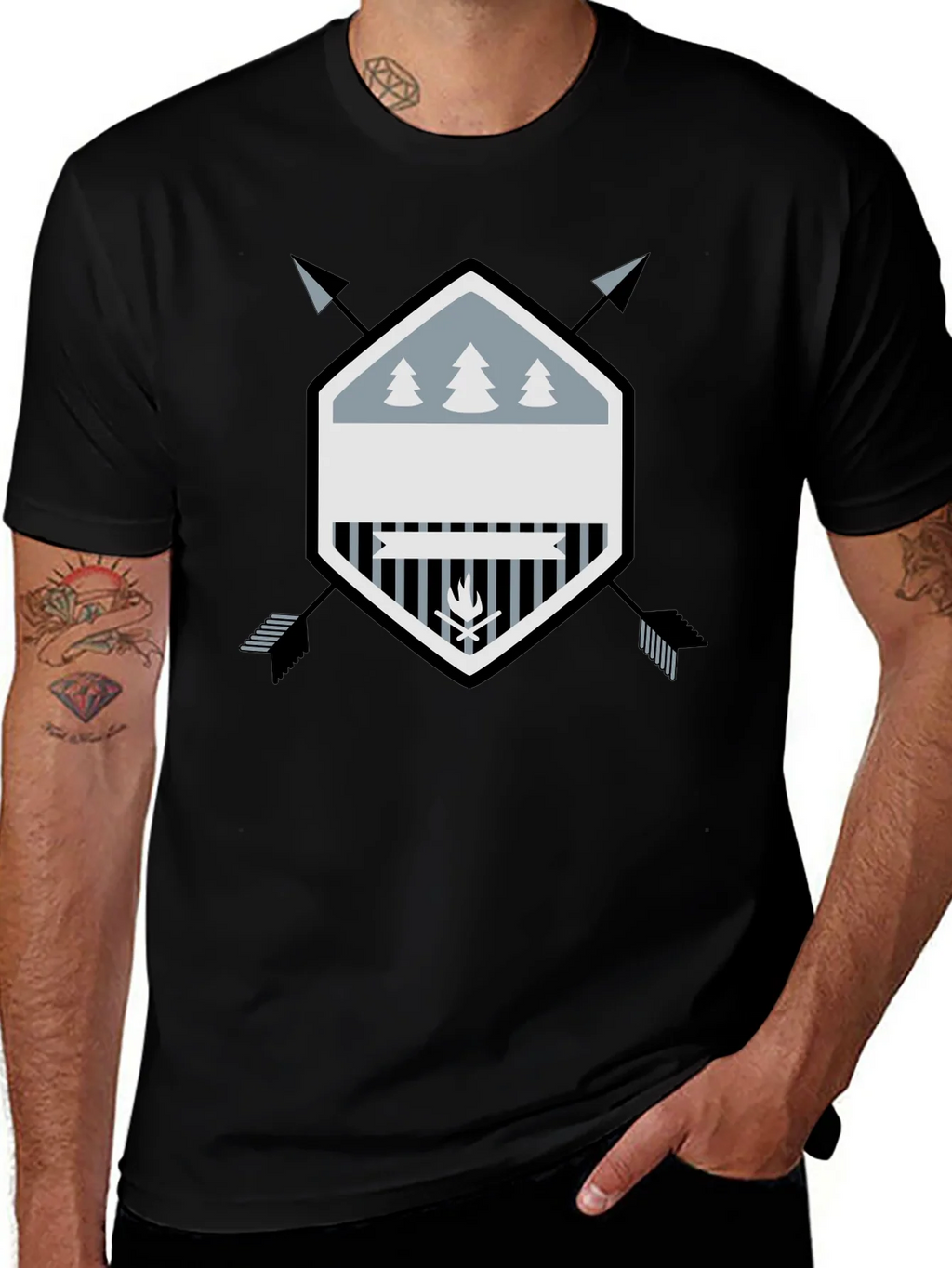 Outdoor Adventure Graphic Tee - Black product image 1