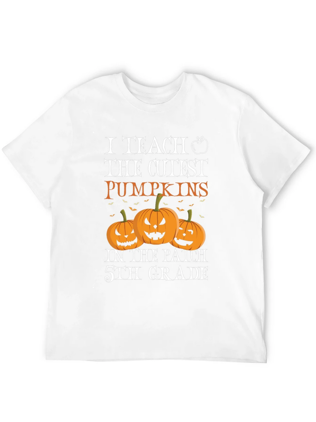 Cute Teacher Halloween T-Shirt with Pumpkins product image 11