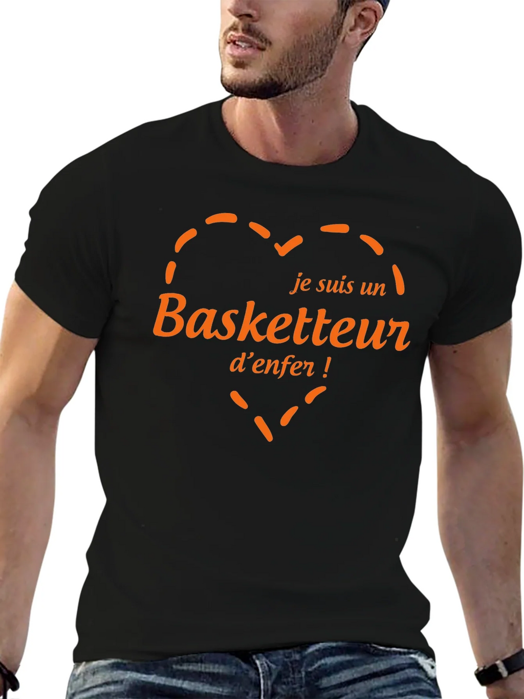 Je Suis Un Basketteur denfer! T-Shirt product image 6