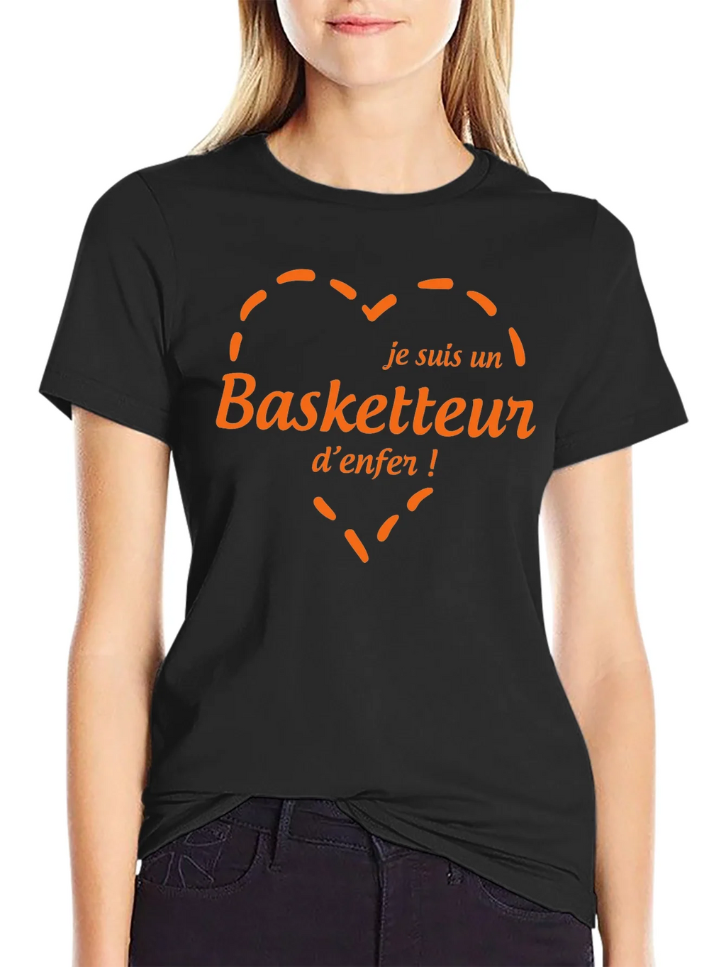 Je Suis Un Basketteur denfer! T-Shirt product image 2