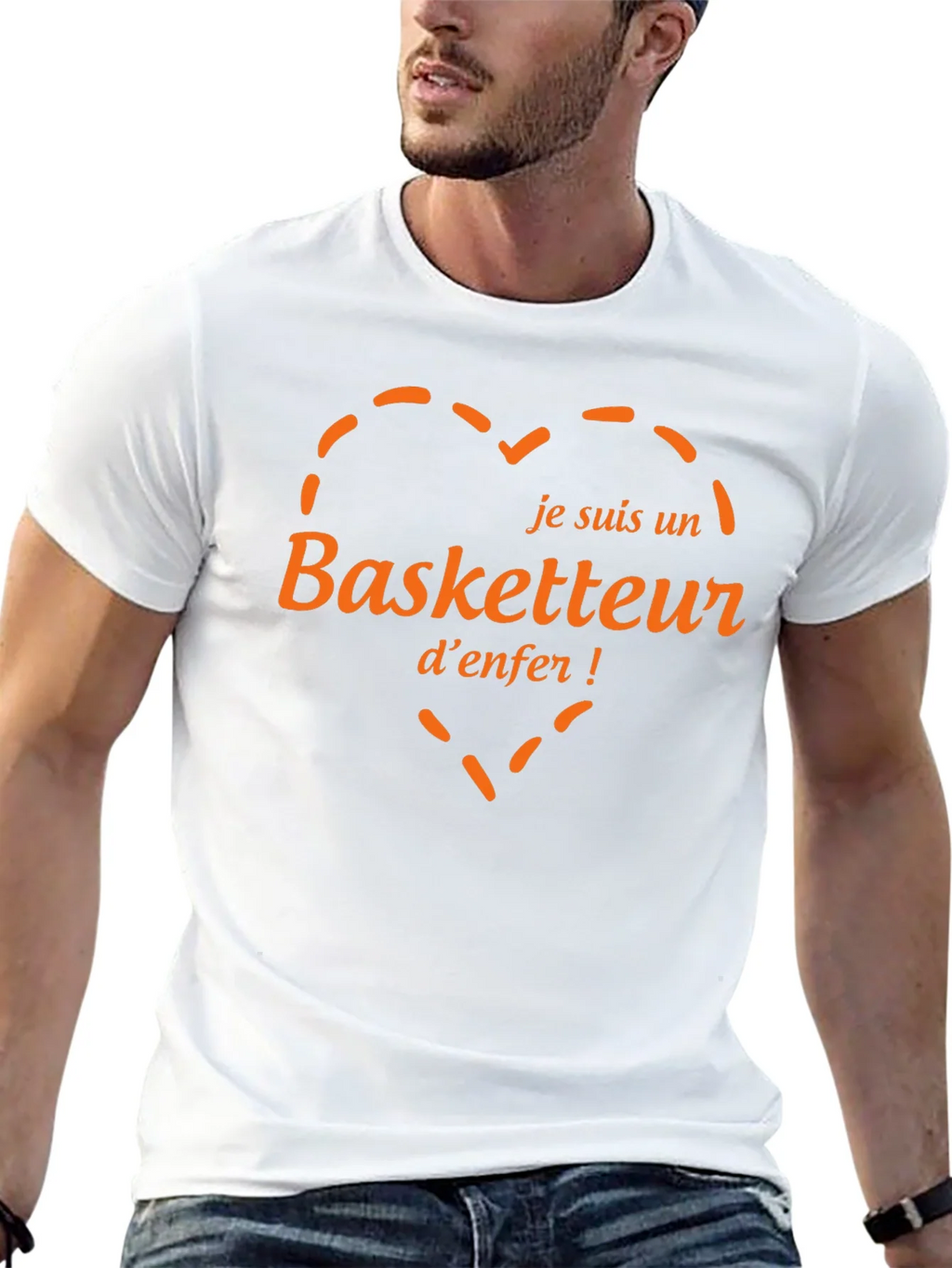 Je Suis Un Basketteur denfer! T-Shirt product image 11