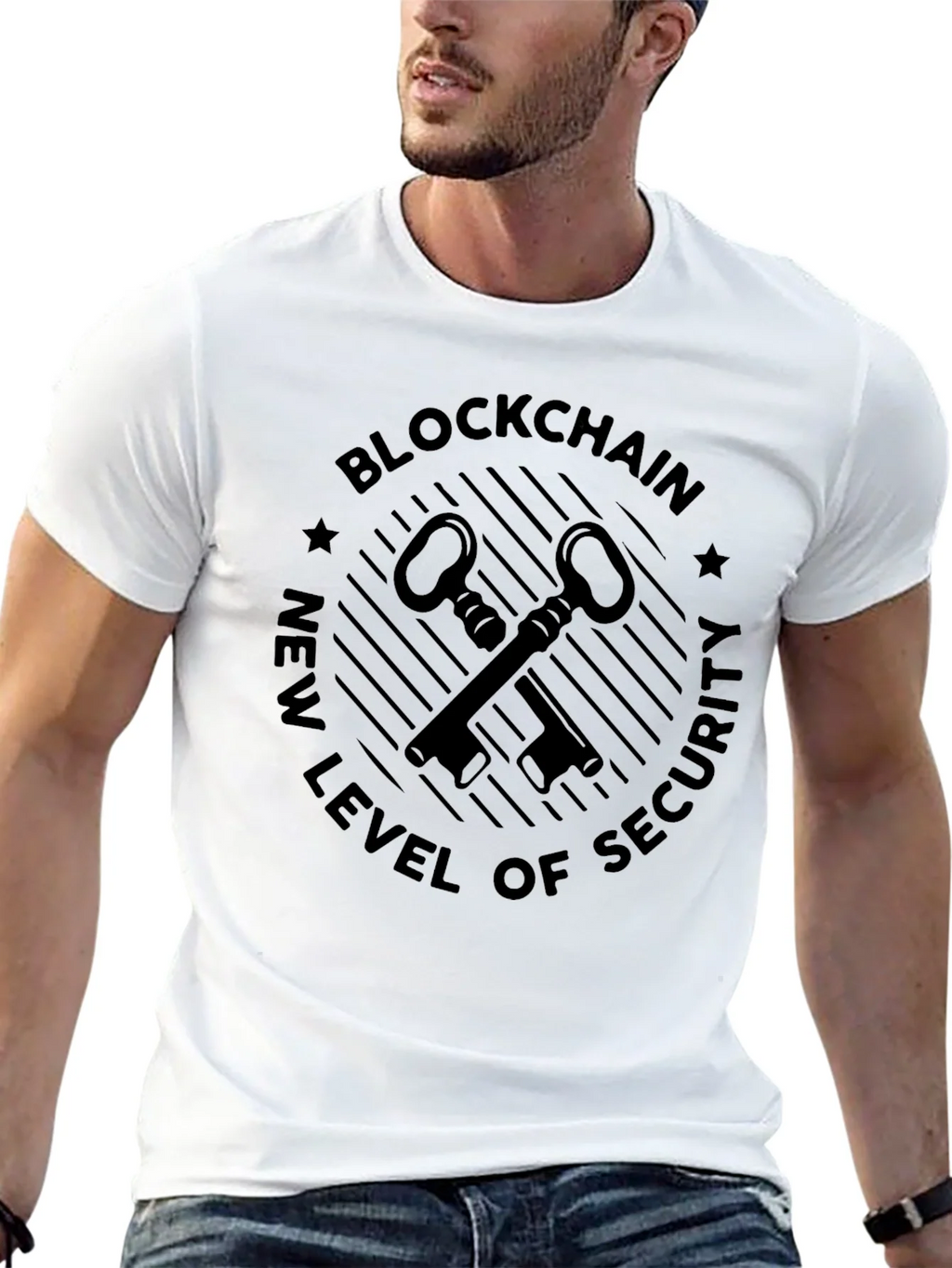 Blockchain Security Keys T-Shirt - New Level of product image 11