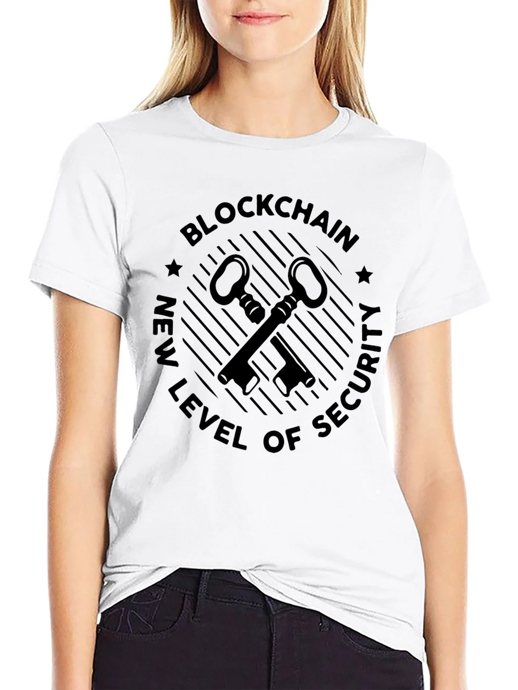 Blockchain Security Keys T-Shirt - New Level of product image 7
