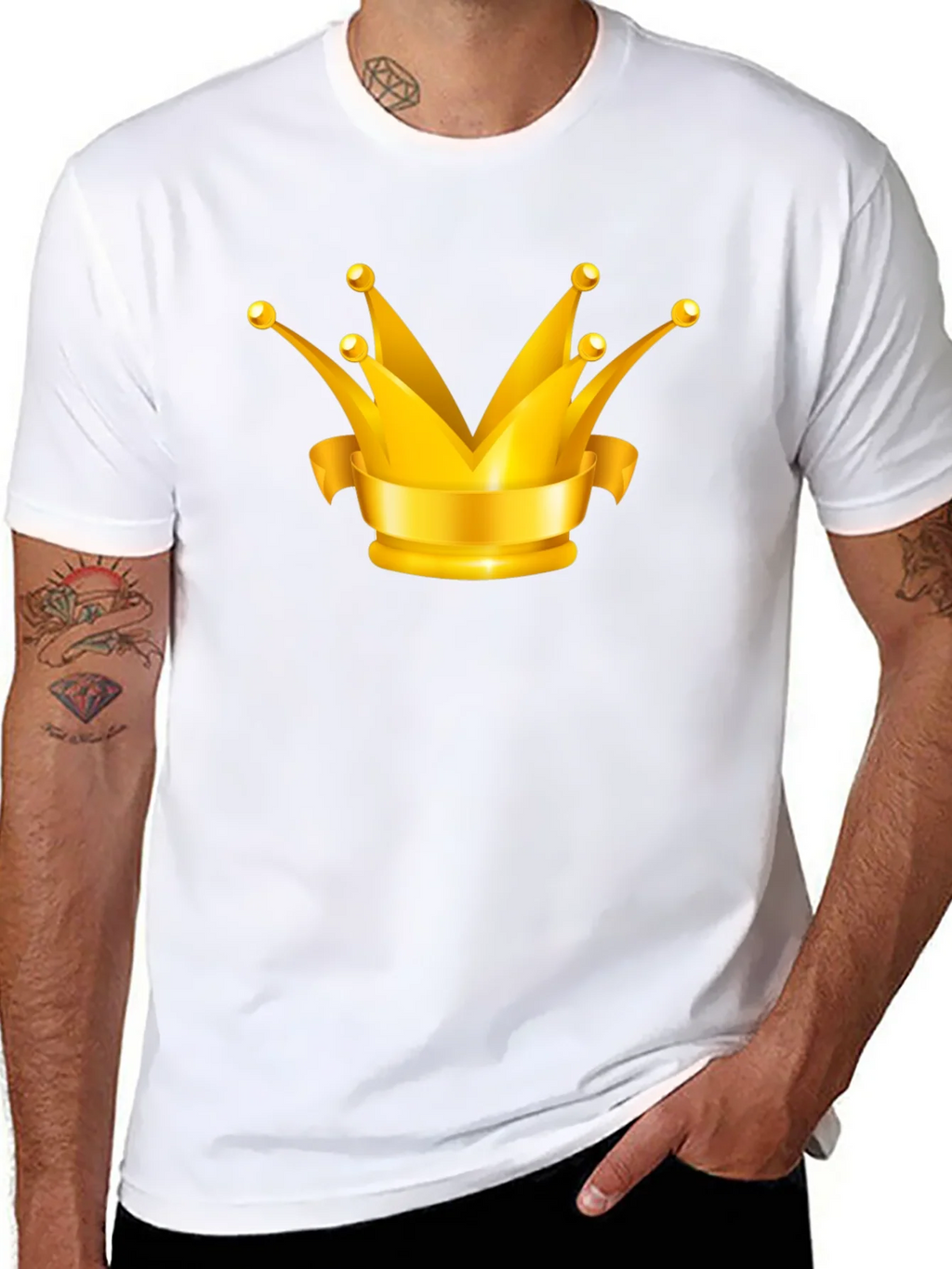 Crown Graphic T-Shirt - Black product image 1