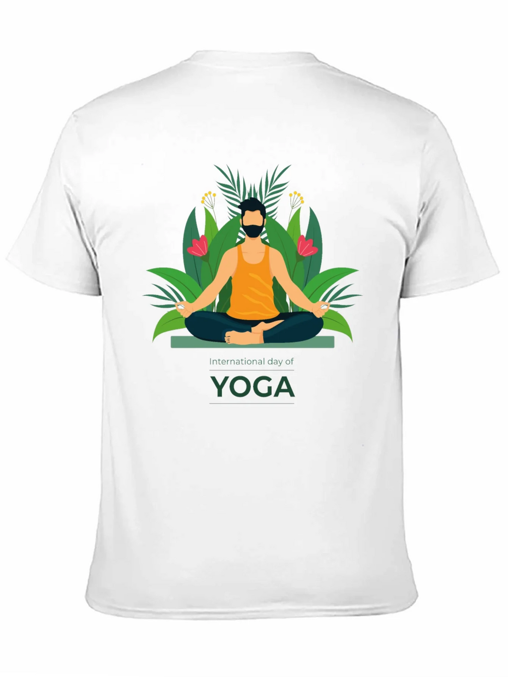International Yoga Day Graphic Tee - Black product image 8