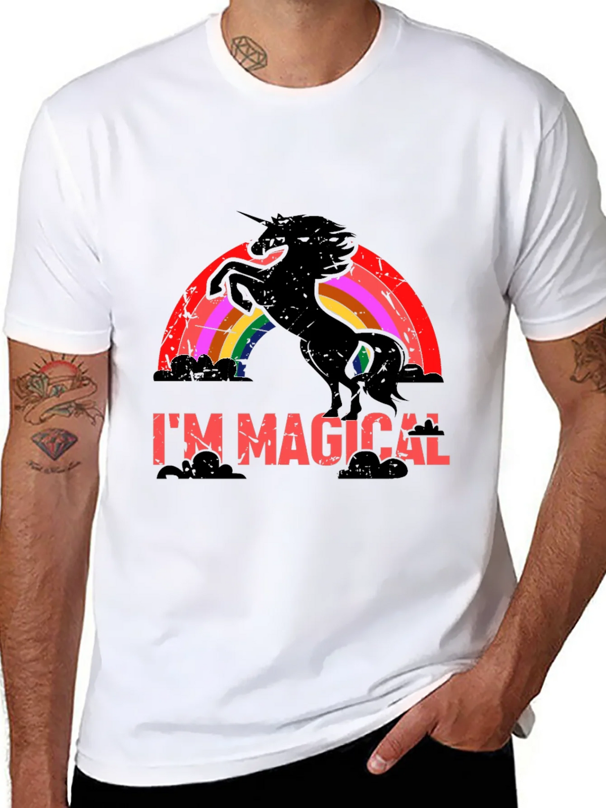 Im Magical Unicorn Rainbow T-Shirt product image 7