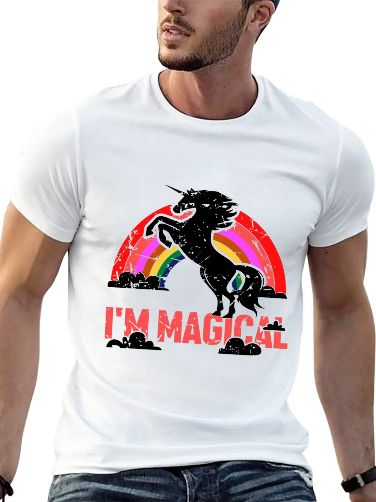 Im Magical Unicorn Rainbow T-Shirt product image 12