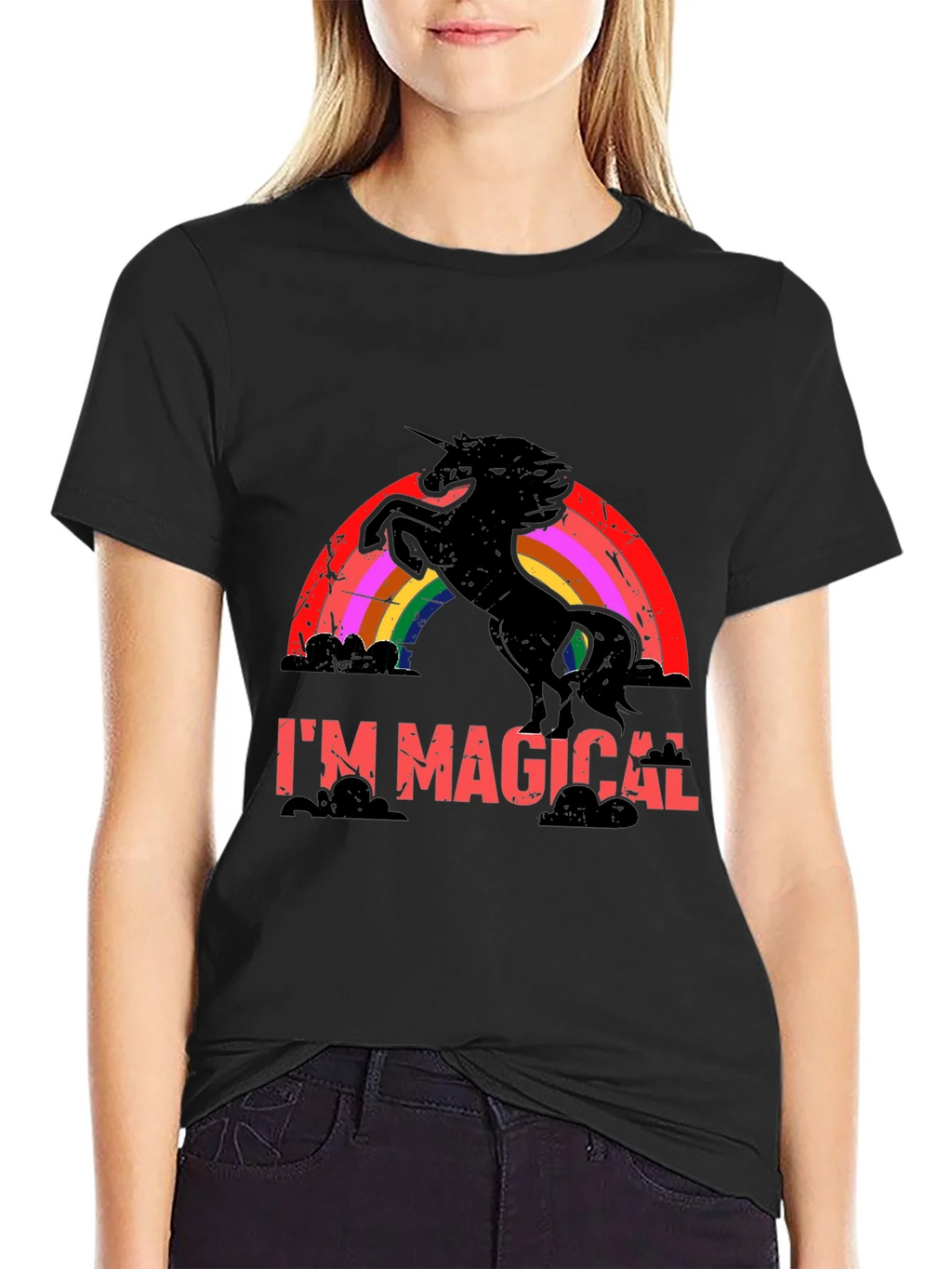 Im Magical Unicorn Rainbow T-Shirt product image 2
