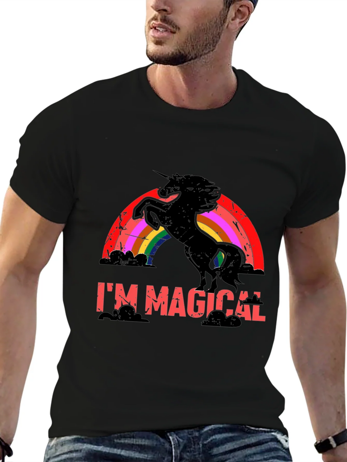 Im Magical Unicorn Rainbow T-Shirt product image 6