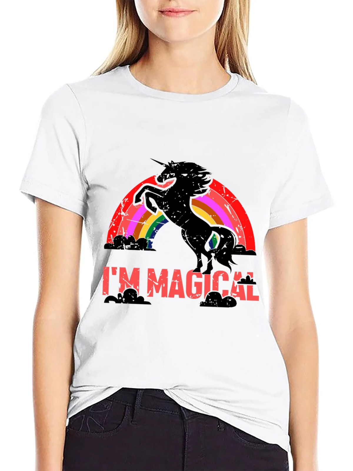 Im Magical Unicorn Rainbow T-Shirt product image 8