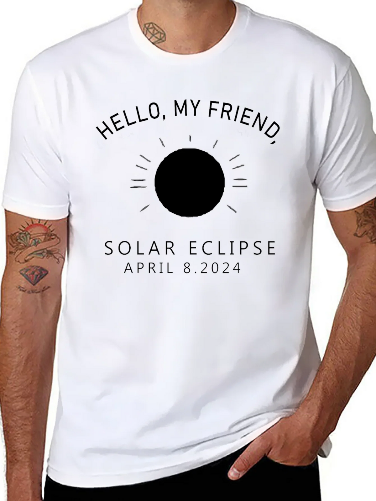 Solar Eclipse April 8 2024 T-Shirt product image 7