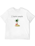I Hate People Island Graphic T-Shirt product image 1