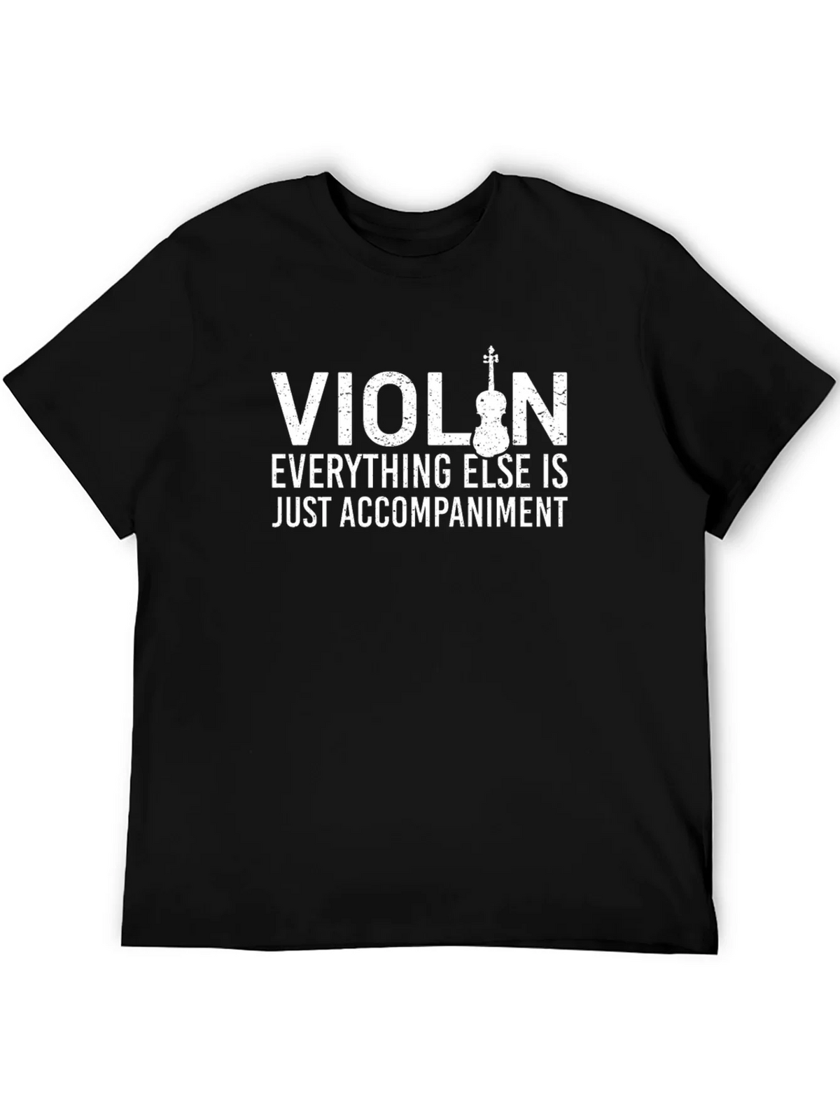 Violin Accompaniment Graphic Tee - Musicians Humor product image 5