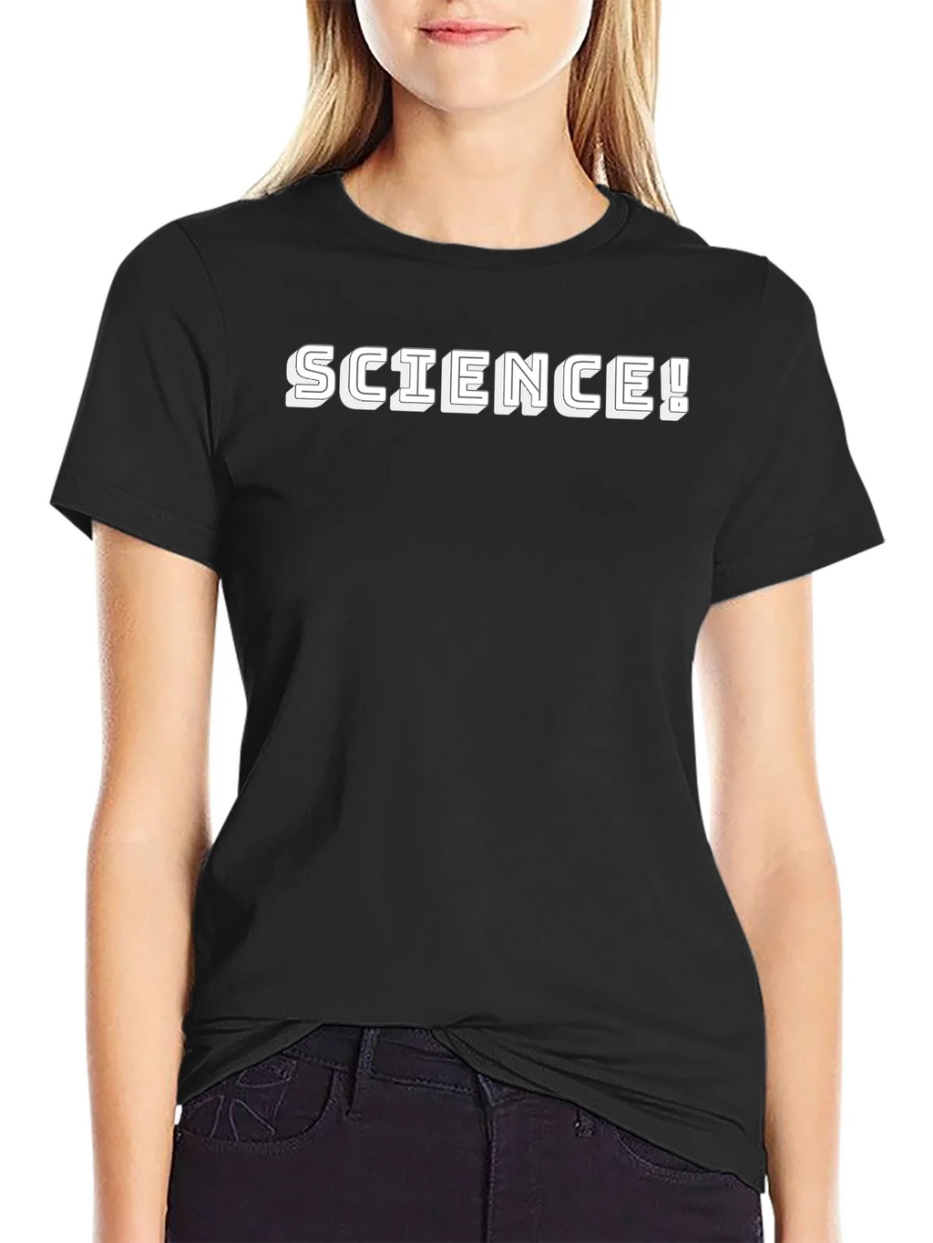 Science! Graphic T-Shirt - Black Unisex product image 2