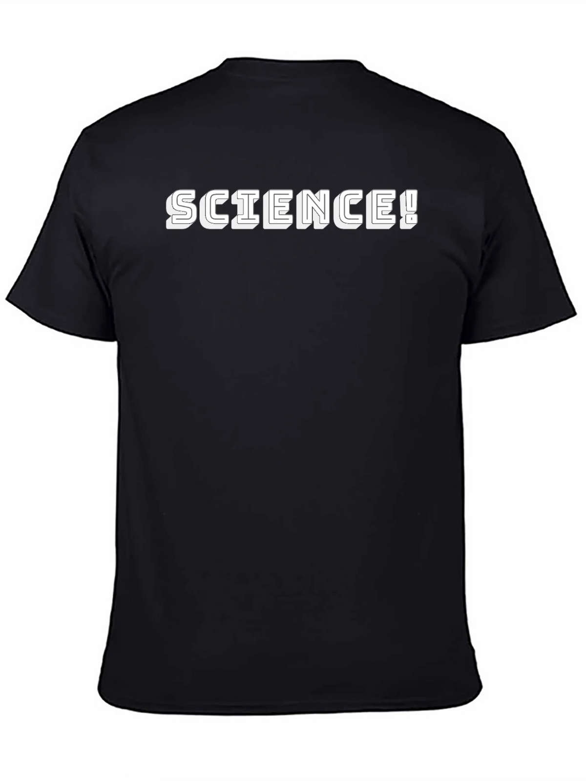 Science! Graphic T-Shirt - Black Unisex product image 4