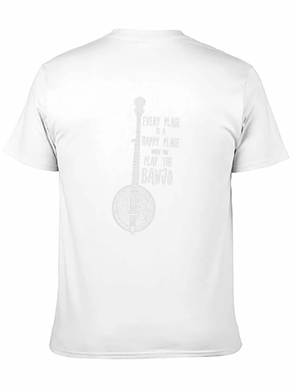 Banjo Graphic T-Shirt - Happy Place Music Tee product image 10