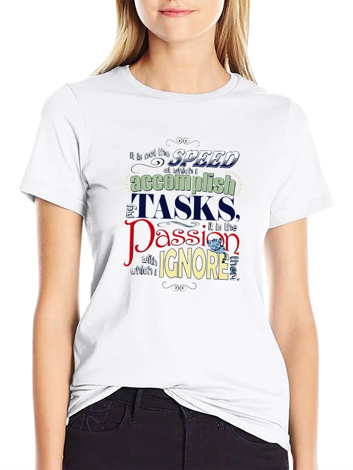 Speed Accomplish Graphic Tee - Black T-Shirt product image 8
