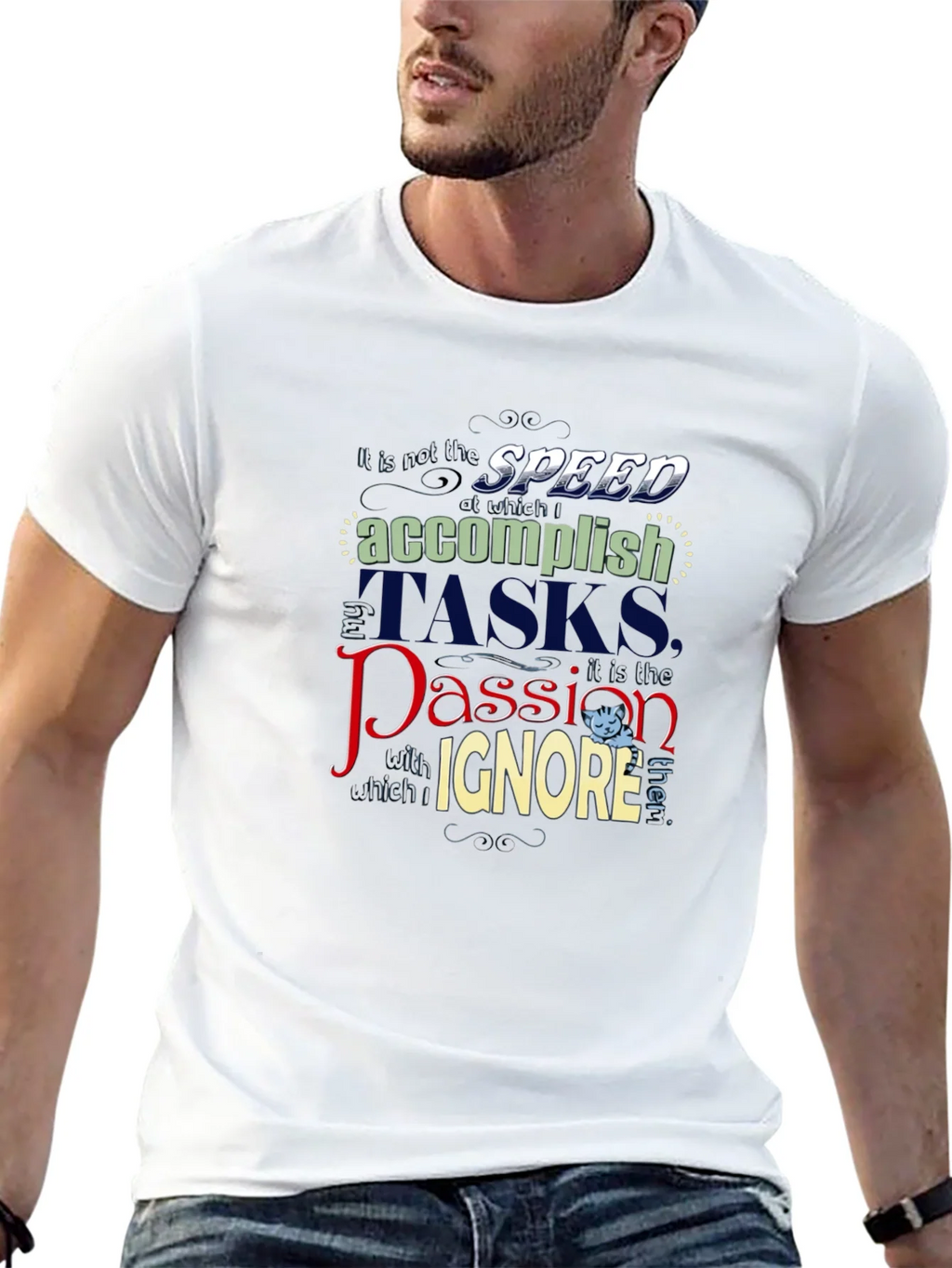 Speed Accomplish Graphic Tee - Black T-Shirt product image 12