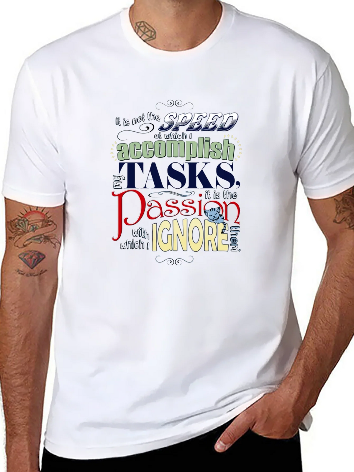Speed Accomplish Graphic Tee - Black T-Shirt product image 7