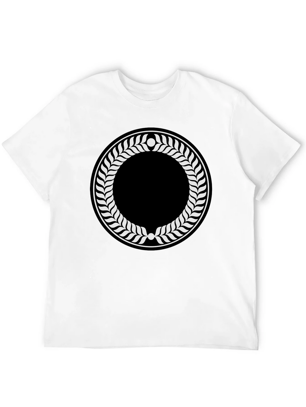 Laurel Wreath Graphic Black T-Shirt product image 11