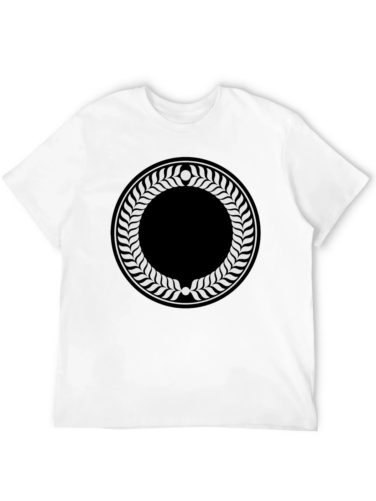 Laurel Wreath Graphic Black T-Shirt product image 11