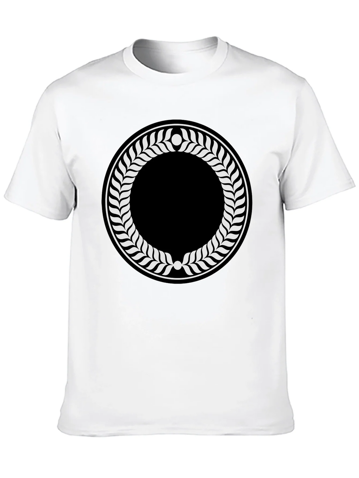 Laurel Wreath Graphic Black T-Shirt product image 9