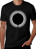 Laurel Wreath Graphic Black T-Shirt product image 1