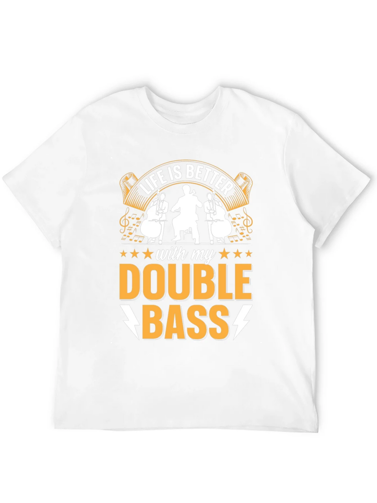 Life is Better with Double Bass T-Shirt product image 8