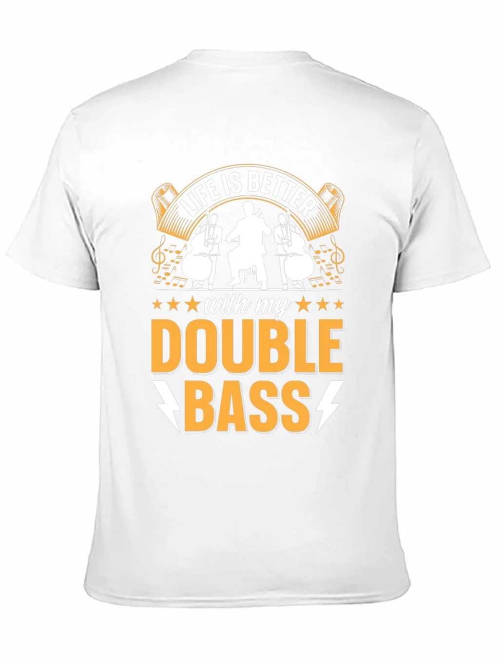 Life is Better with Double Bass T-Shirt product image 7