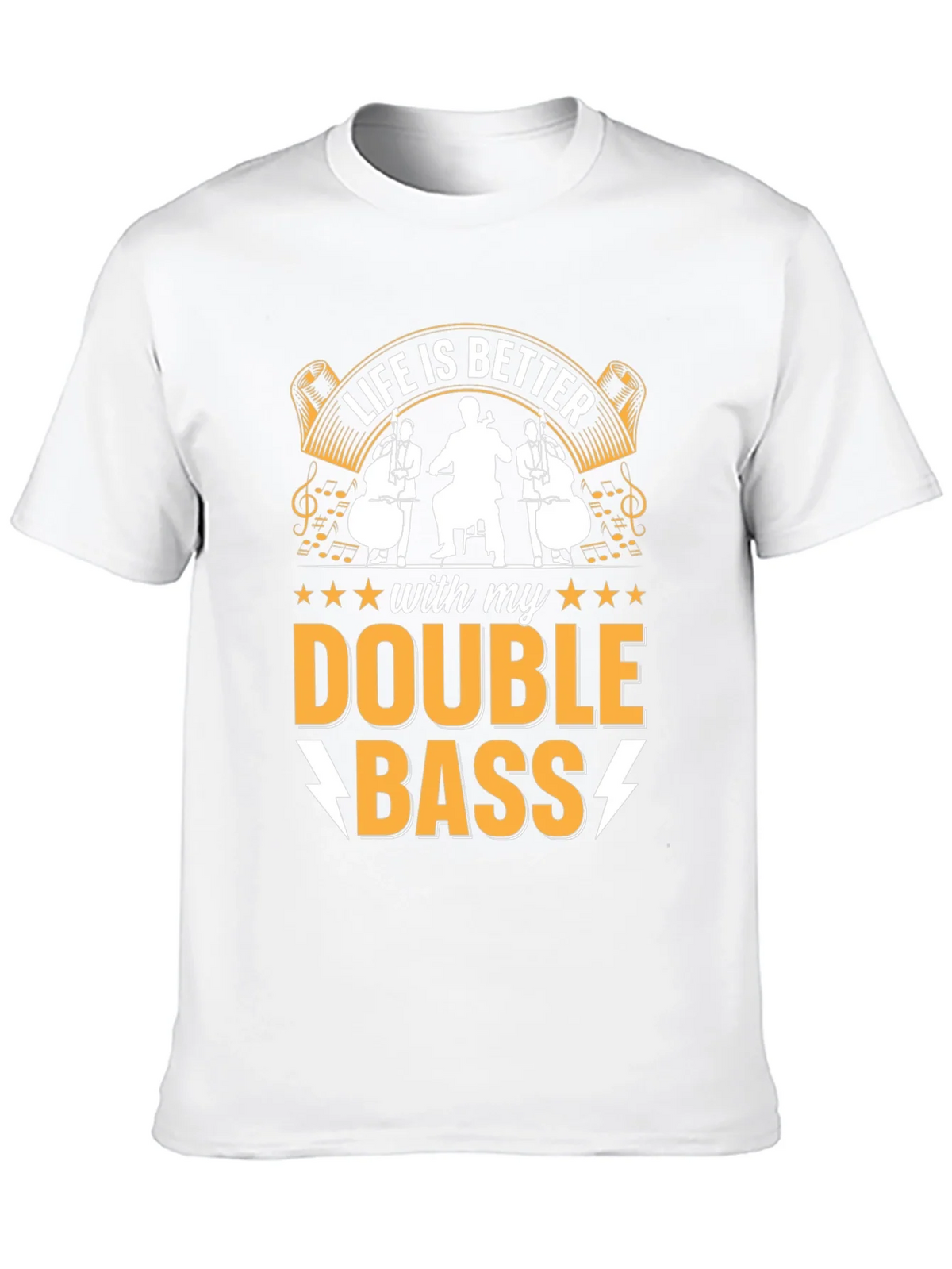 Life is Better with Double Bass T-Shirt product image 6