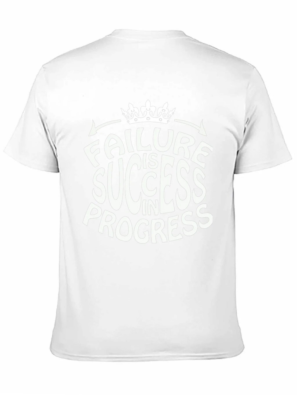 Failure is Success in Progress Black Graphic Tee product image 10