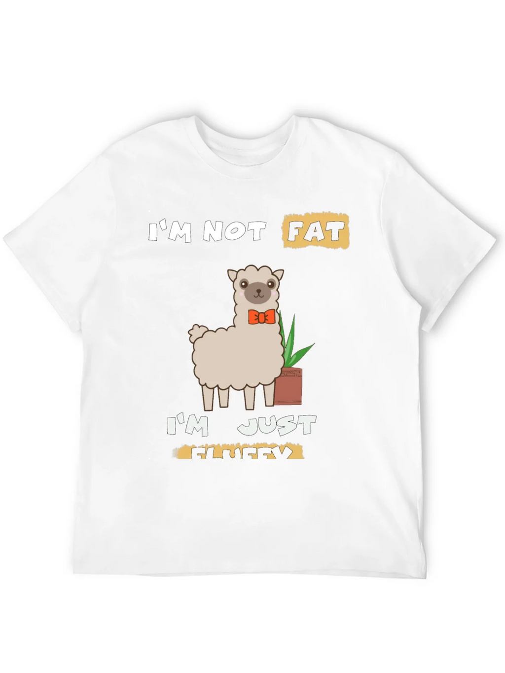 Funny Llama T-Shirt - Im Not Fat Im Fluffy product image 11