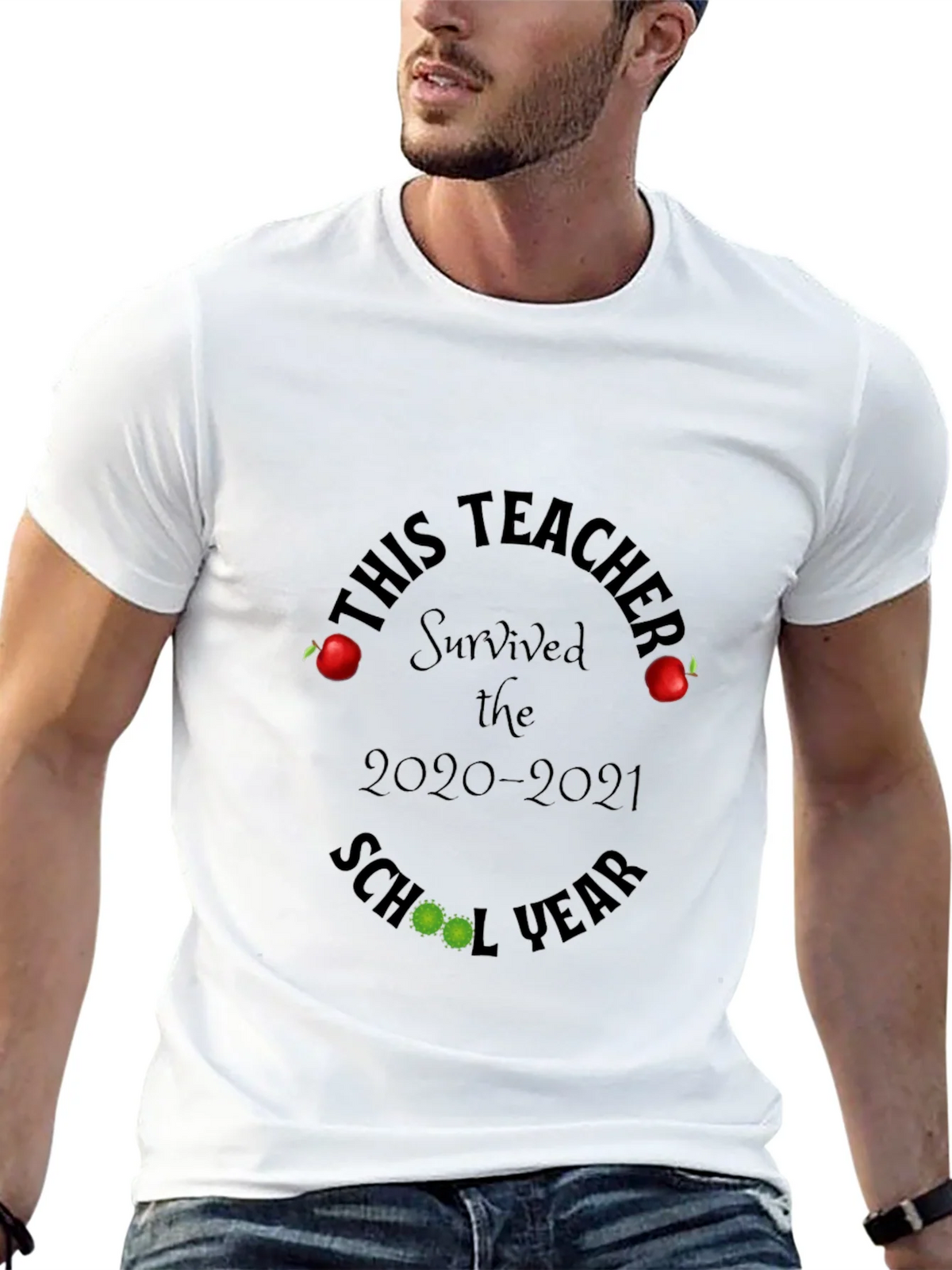 Teacher Survived 2020-2021 T-Shirt product image 12