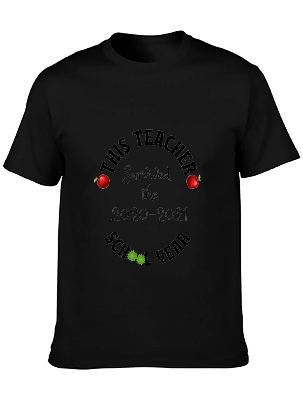 Teacher Survived 2020-2021 T-Shirt product image 3