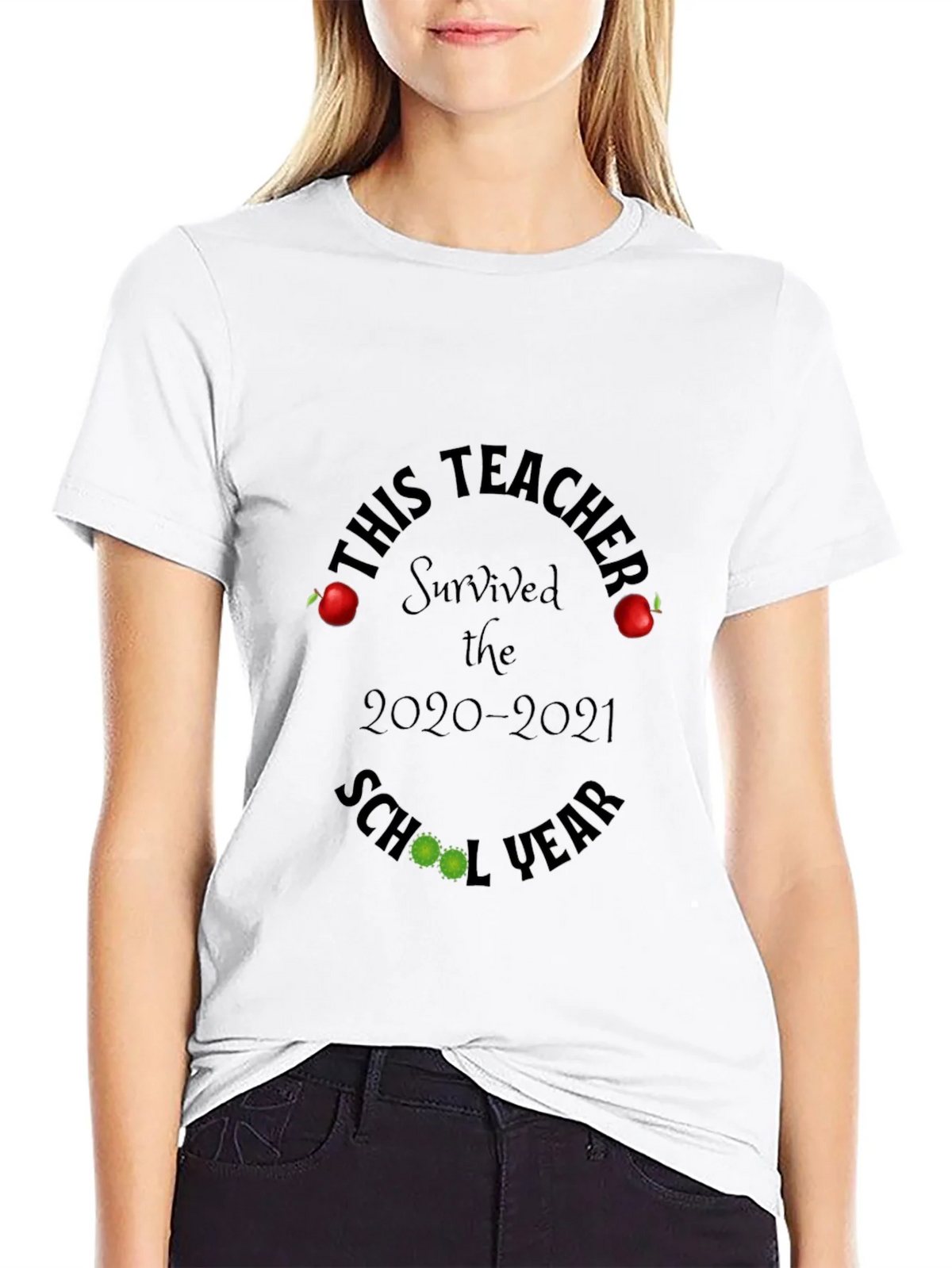 Teacher Survived 2020-2021 T-Shirt product image 8