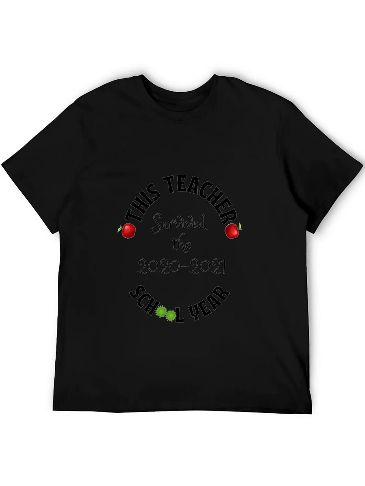 Teacher Survived 2020-2021 T-Shirt product image 5