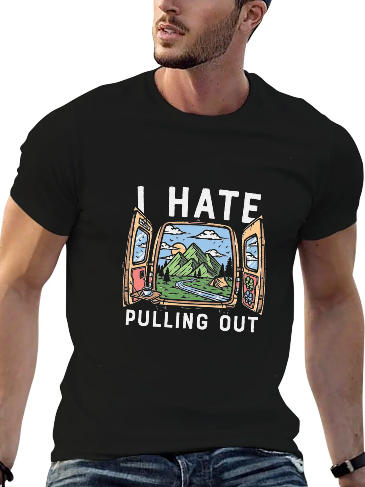 I Hate Pulling Out Camping T-Shirt product image 2