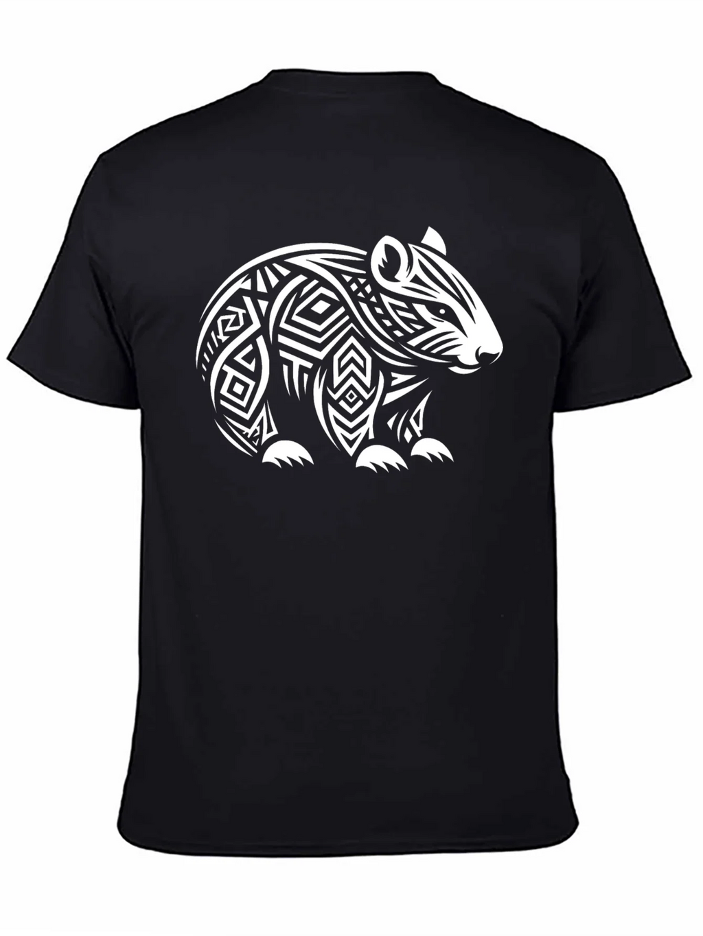 Tribal Wombat Black Tee product image 4