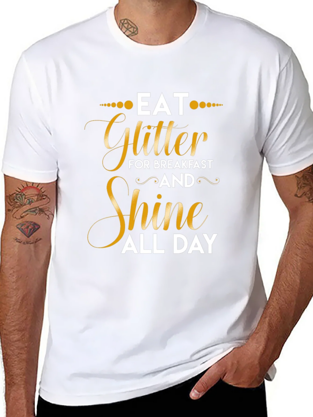 Eat Glitter and Shine T-Shirt product image 6