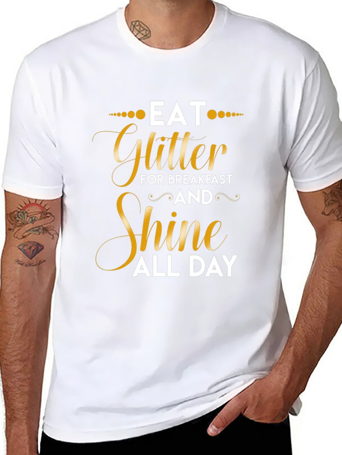 Eat Glitter and Shine T-Shirt product image 6