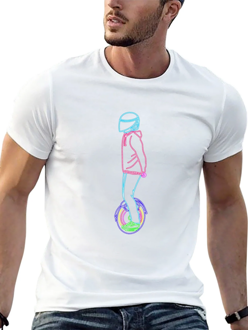 Neon Rider T-Shirt - Unique Graphic Tee product image 12