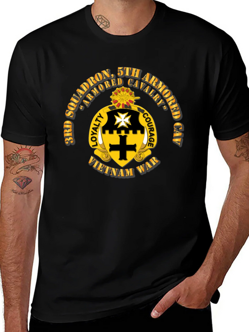 3rd Squadron 5th Armored Cavalry Vietnam War T-Shirt product image 1