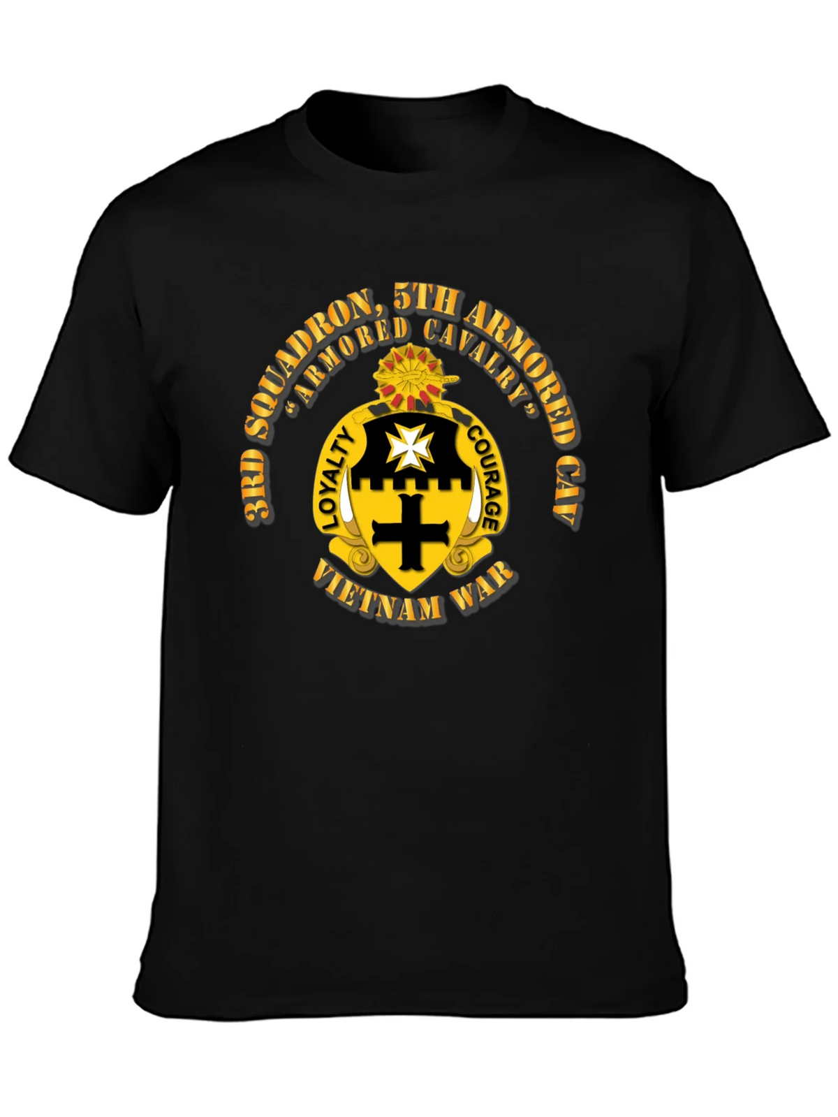 3rd Squadron 5th Armored Cavalry Vietnam War T-Shirt product image 3