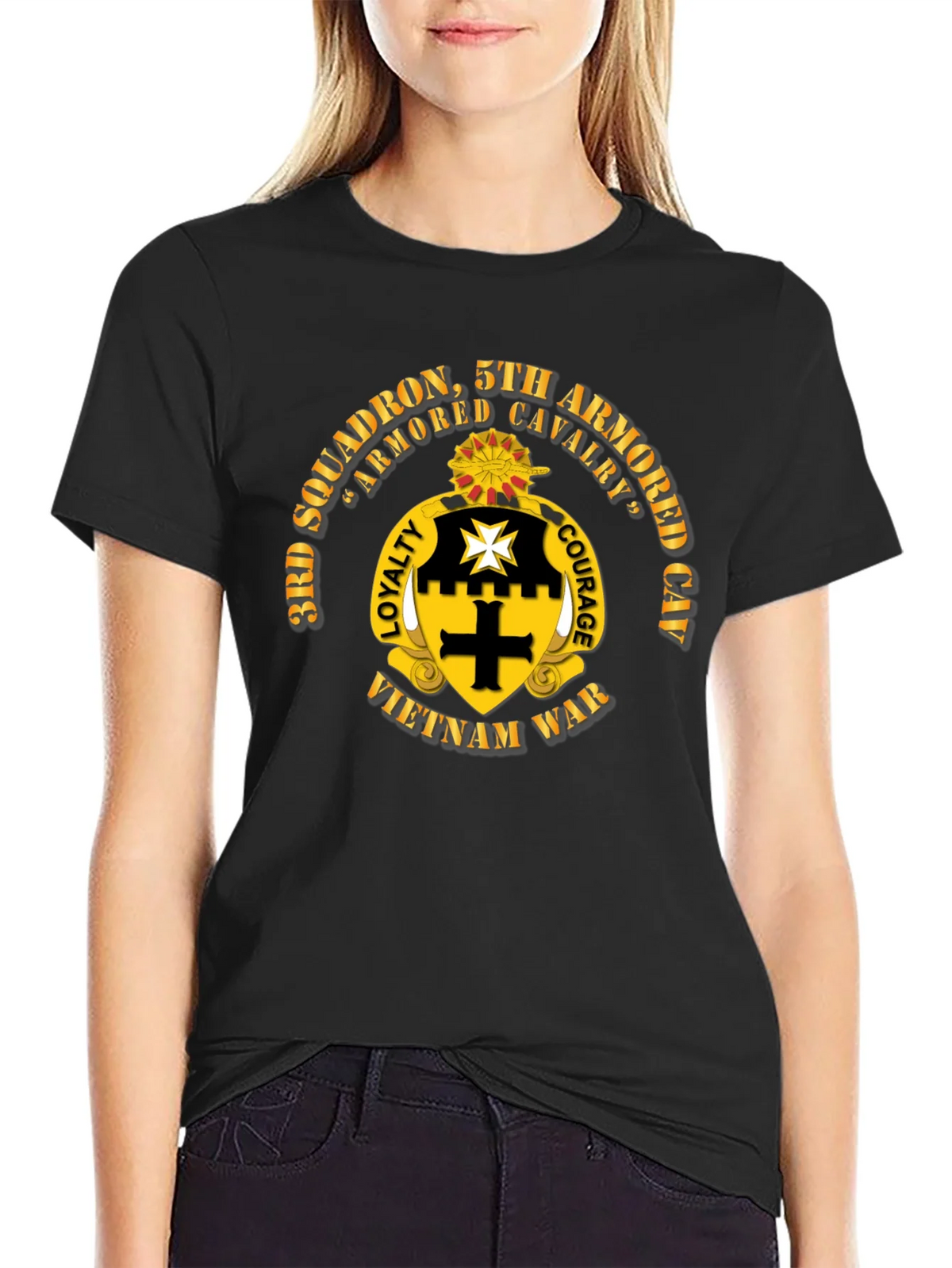 3rd Squadron 5th Armored Cavalry Vietnam War T-Shirt product image 2