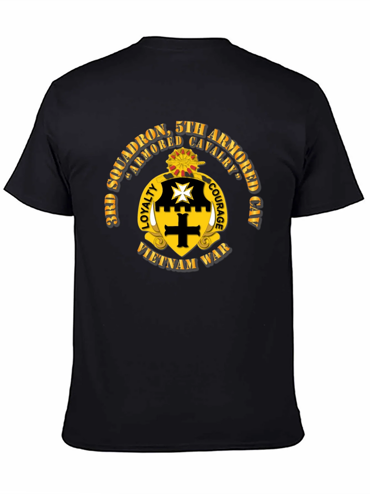 3rd Squadron 5th Armored Cavalry Vietnam War T-Shirt product image 4