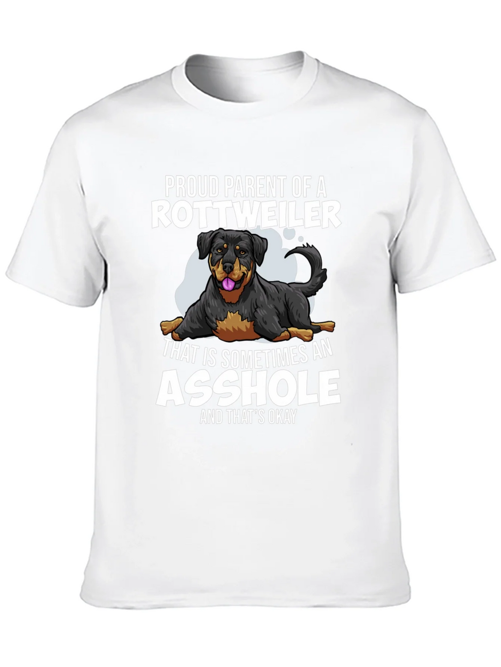 Proud Rottweiler Parent Graphic Tee - Black product image 9