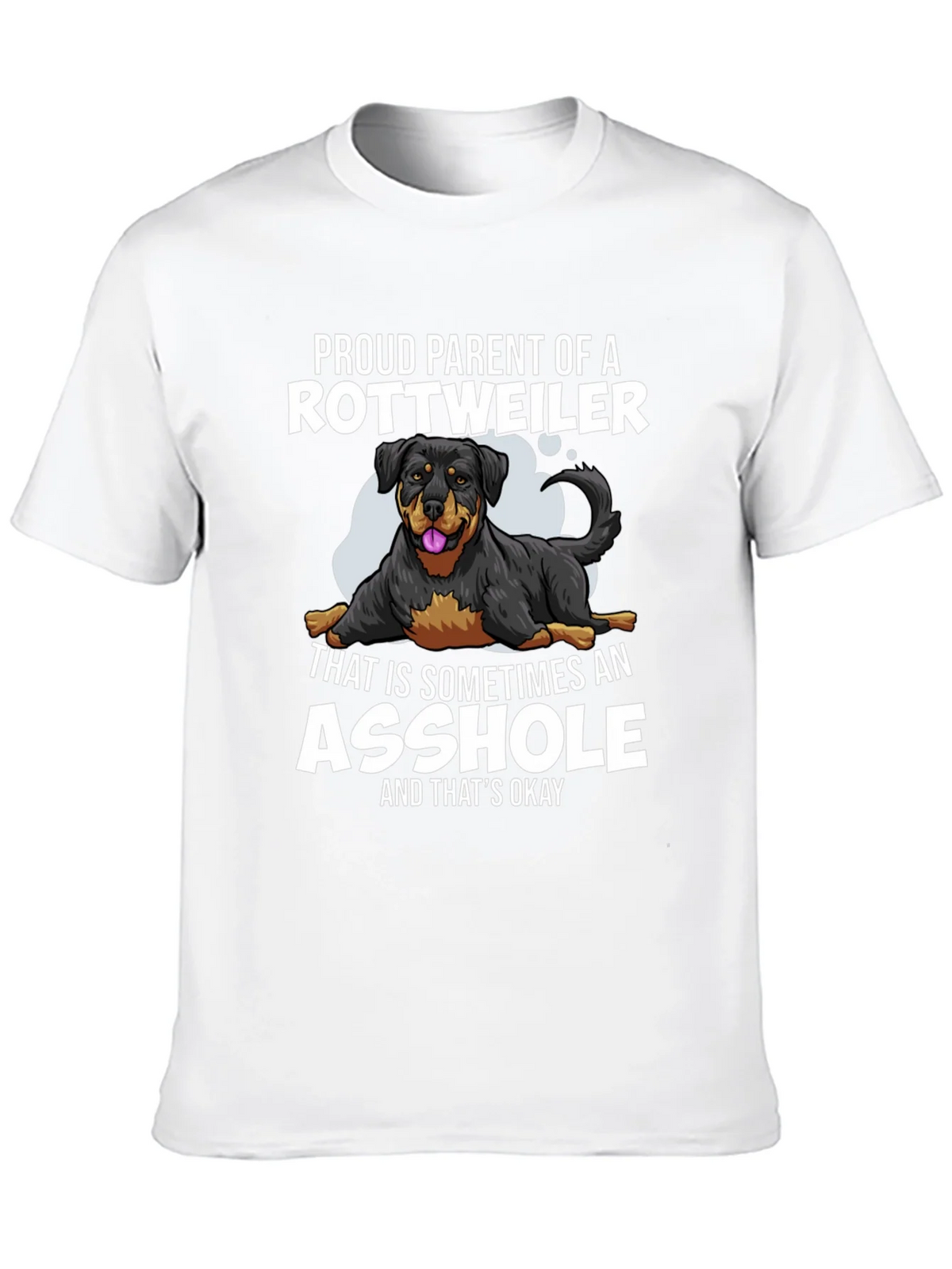 Proud Rottweiler Parent Graphic Tee - Black product image 9