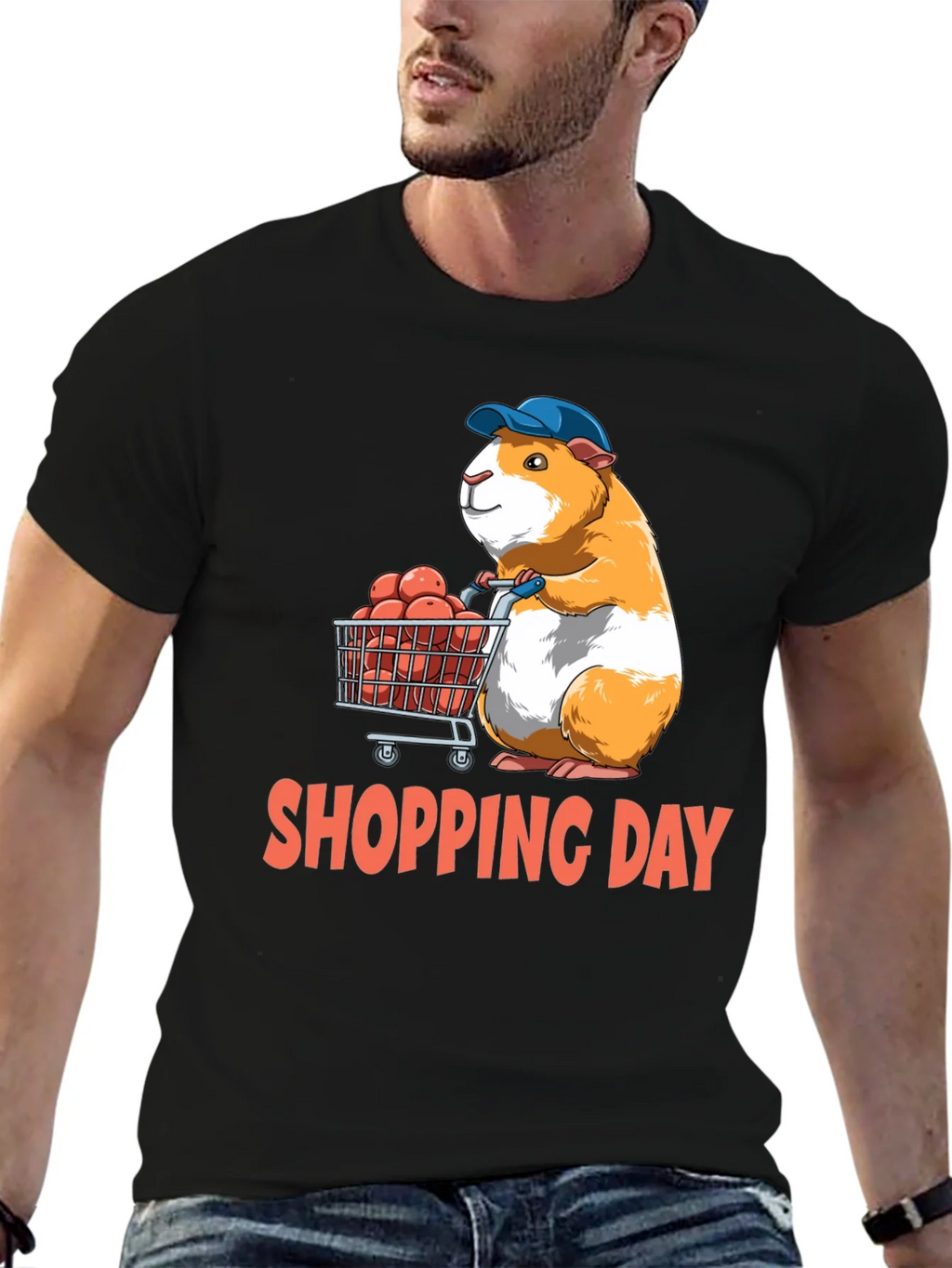 Guinea Pig Shopping Day T-Shirt product image 6